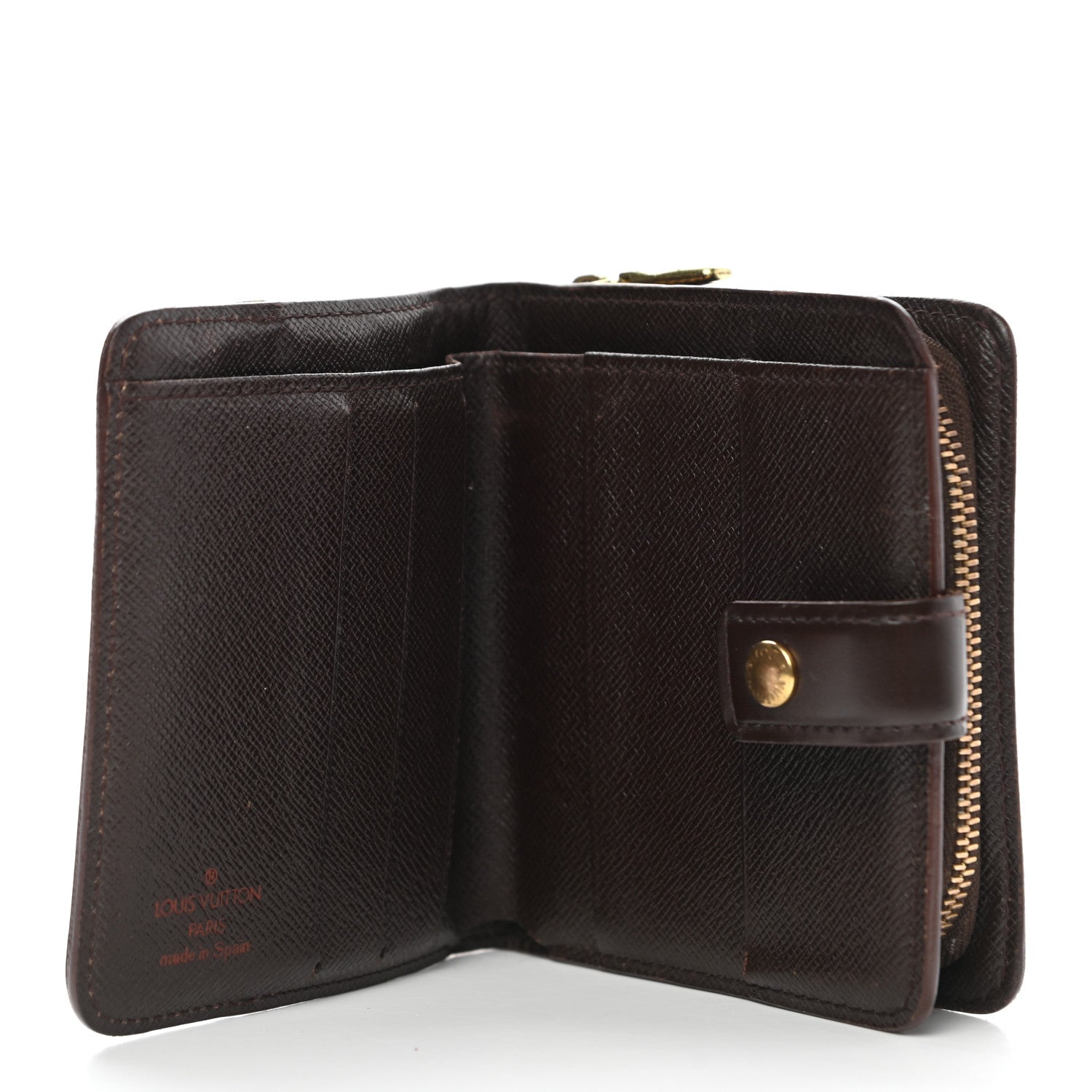 Louis Vuitton Damier Ebene Zippe Zipped Compact Wallet 7 of 8