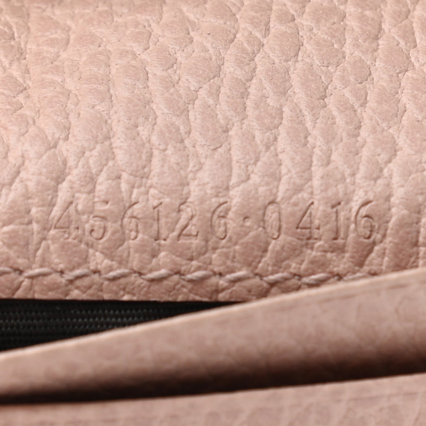 Dollar Calfskin GG Marmont Card Case Perfect Pink