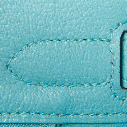 Hermes Togo Birkin 30 Bleu Atoll 20 of 29
