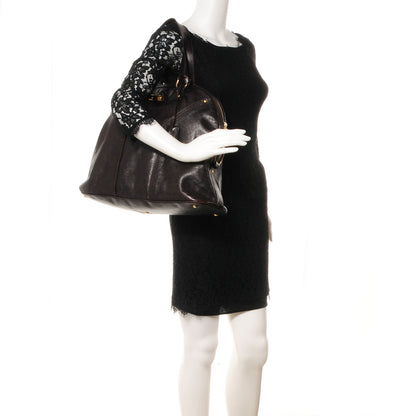 Saint Laurent Leather Oversized Muse Brown 2 of 9