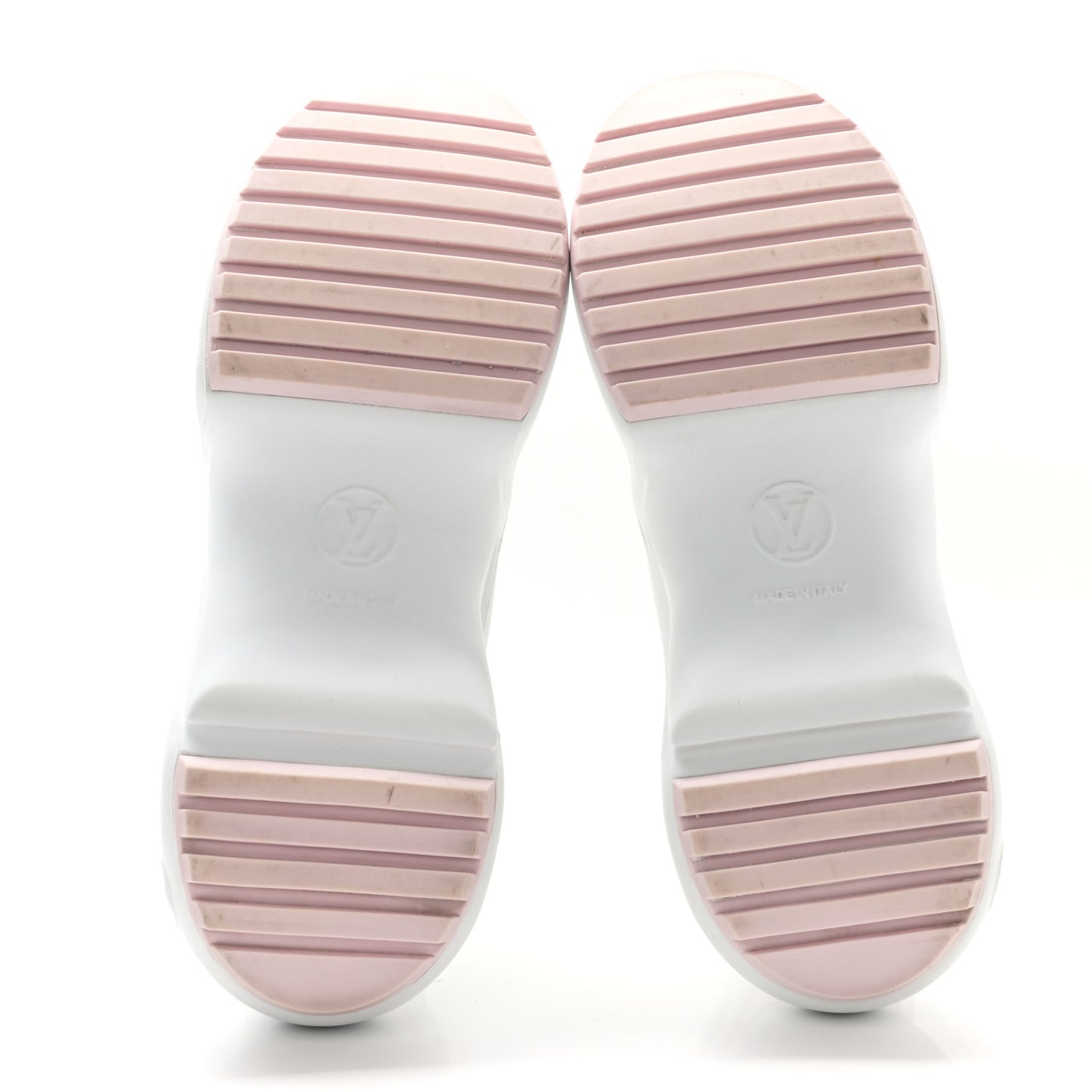 Calfskin Nylon LV Archlight Sneakers 37 Rose Clair Pink