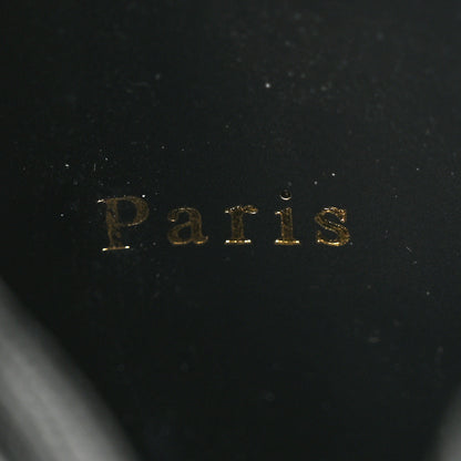 Christian Louboutin Calfskin Suede Patent Womens Loubishark Sneakers 37 Black Loubi Red 10 of 21