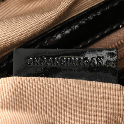 Burberry Patent Nova Check Dryden Crossbody Bag Black 8 of 18