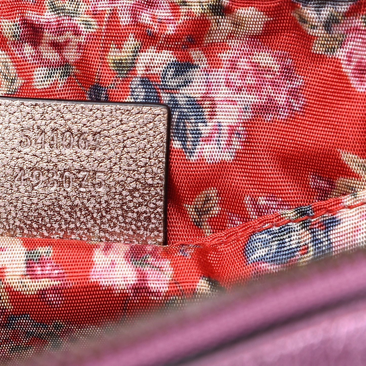Laminated Nappa Trapuntata Small Zumi Shoulder Bag Rosa Lago Rame