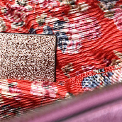 Gucci Laminated Nappa Trapuntata Small Zumi Shoulder Bag Rosa Lago Rame 6 of 8