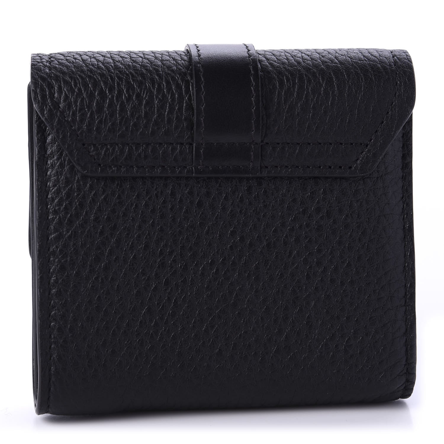 Chloe Grained Calfskin Small Aby Tri-Fold Wallet Black 3 of 8