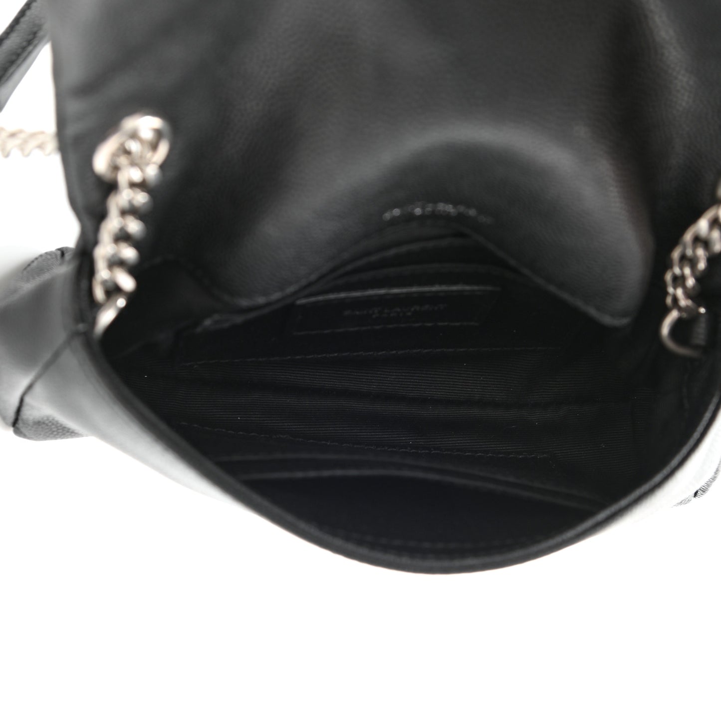 Grain De Poudre Monogram Toy West Hollywood Fold-Over Bag Black
