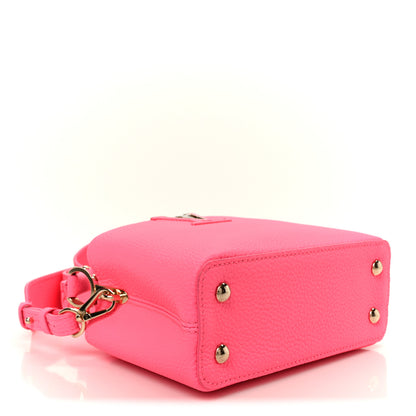 Louis Vuitton Taurillon Monogram Tuffetage Capucines Mini Fluo Pink 4 of 10