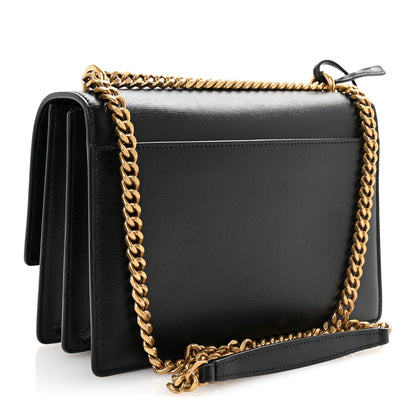 Saint Laurent Calfskin Medium Monogram Sunset Black 3 of 9