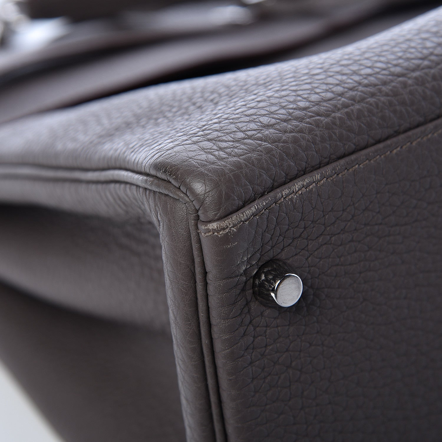 Hermes Togo Kelly Retourne 40 Etain 8 of 42