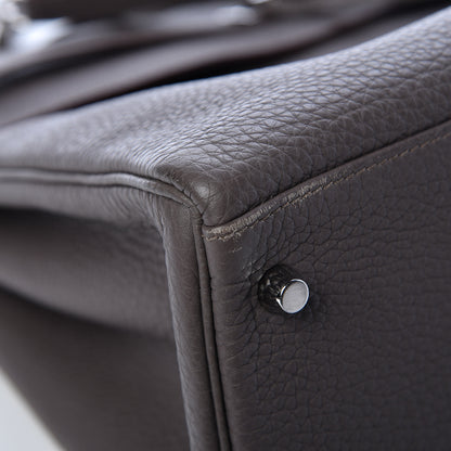 Hermes Togo Kelly Retourne 40 Etain 8 of 42