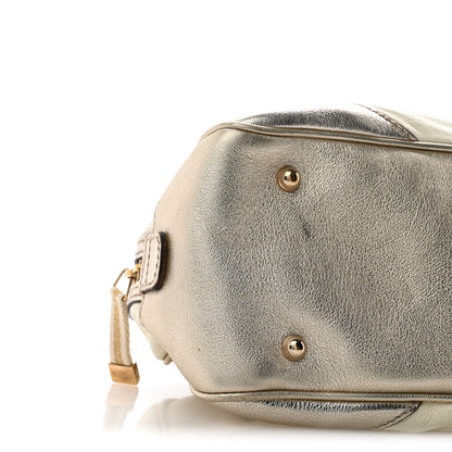 Gucci Goatskin Small Capri Bowler White Gold 9 of 11