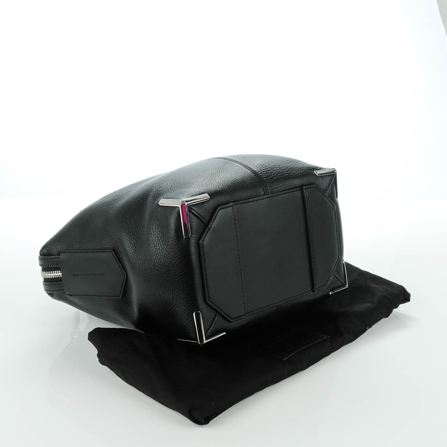 Alexander Wang Pebbled Calfskin Small Emile Black 4 of 8