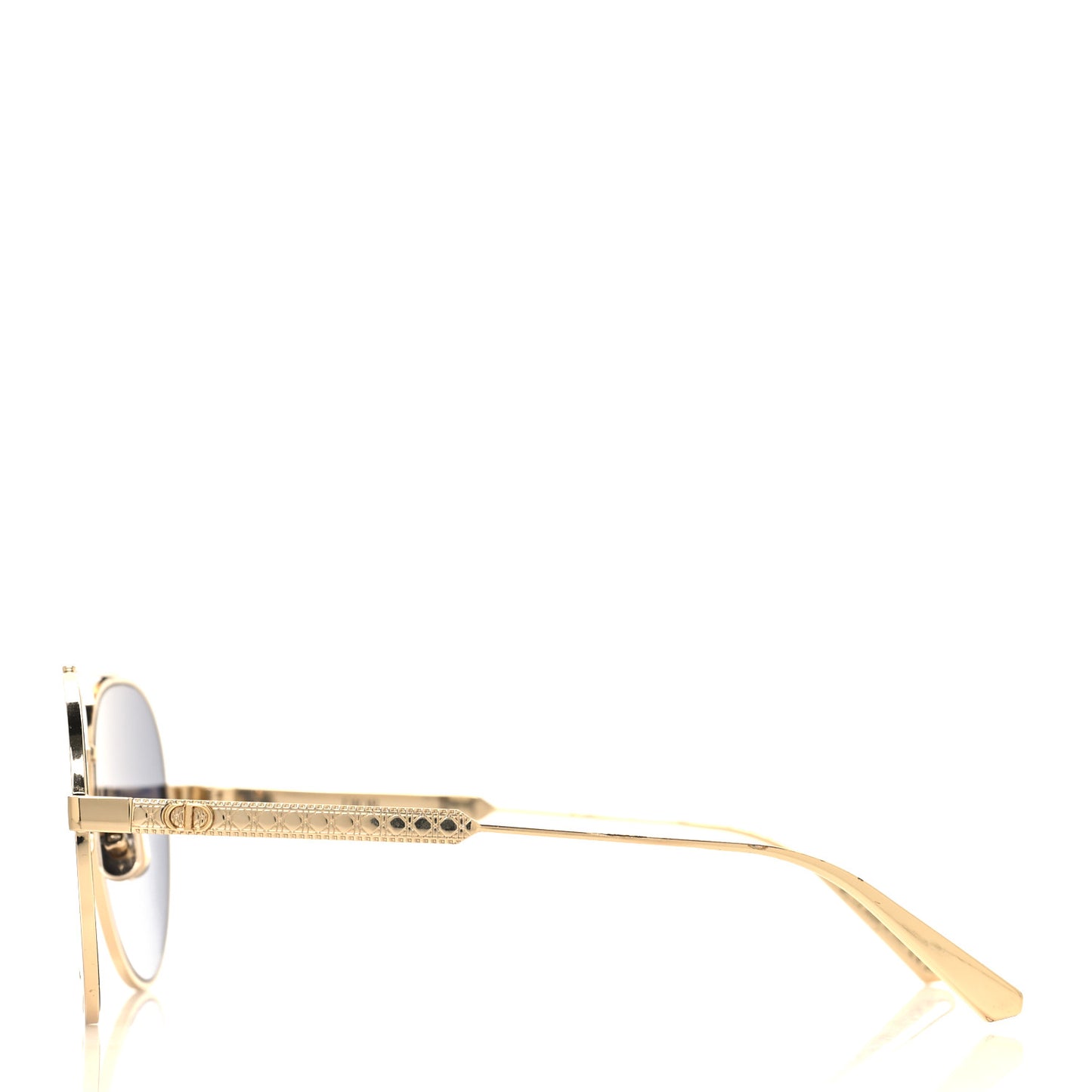 DiorCannage A1U Metal Sunglasses Gold