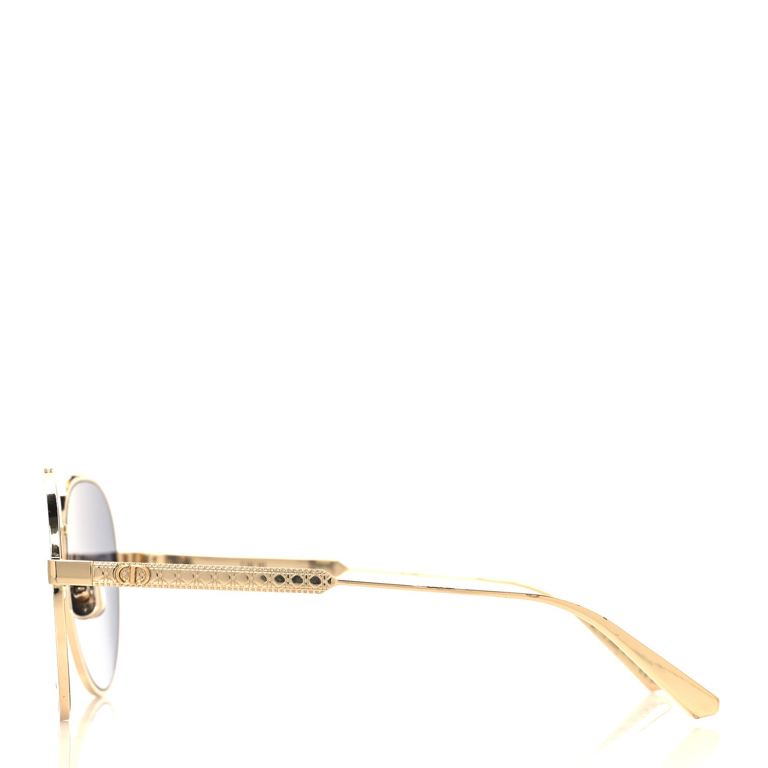Christian Dior DiorCannage A1U Metal Sunglasses Gold 3 of 8