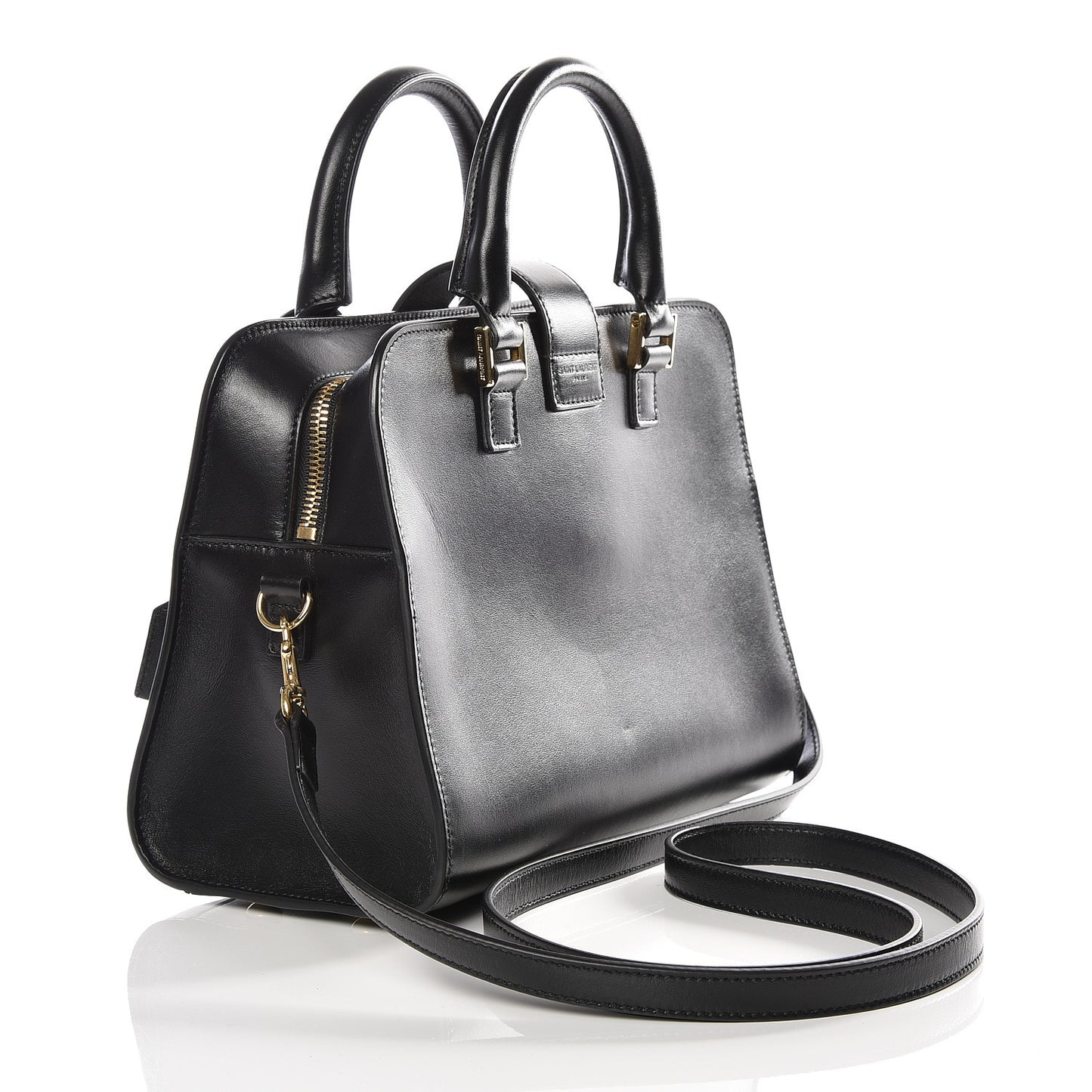 Calfskin Monogram Baby Cabas Black