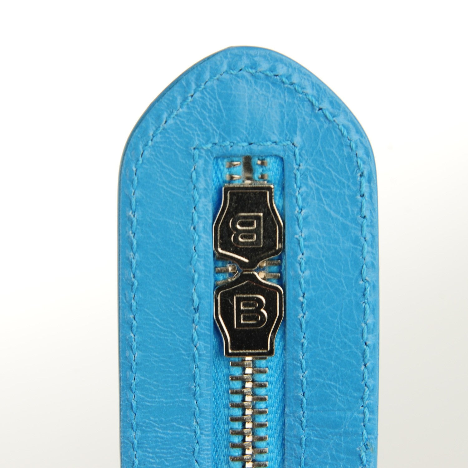 Balenciaga Agneau Classic Silver Hardware Mini City Bleu Azur Clair 2 of 10