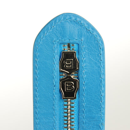 Balenciaga Agneau Classic Silver Hardware Mini City Bleu Azur Clair 2 of 10