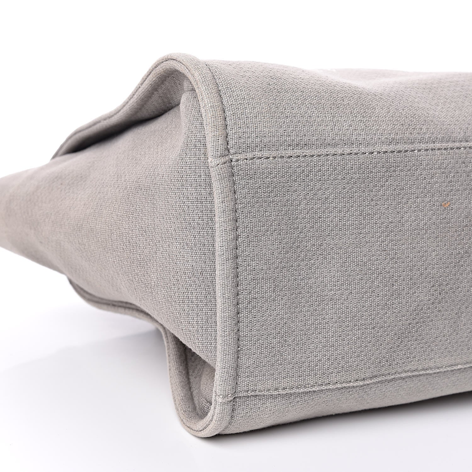 Chanel Canvas Large Deauville Tote Grey 9 of 16