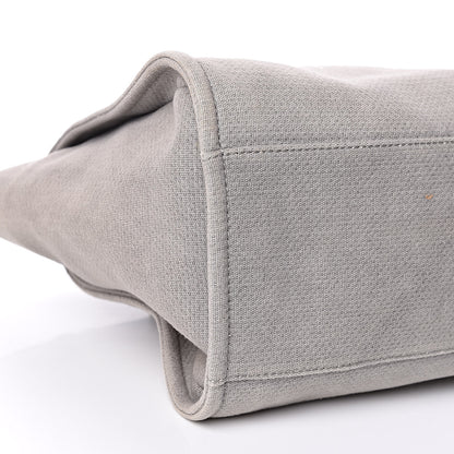 Chanel Canvas Large Deauville Tote Grey 9 of 16