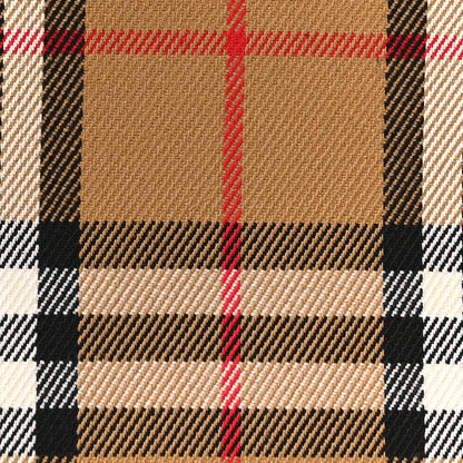 Burberry Goatskin Vintage Check Small Banner Tote Deep Claret 9 of 12