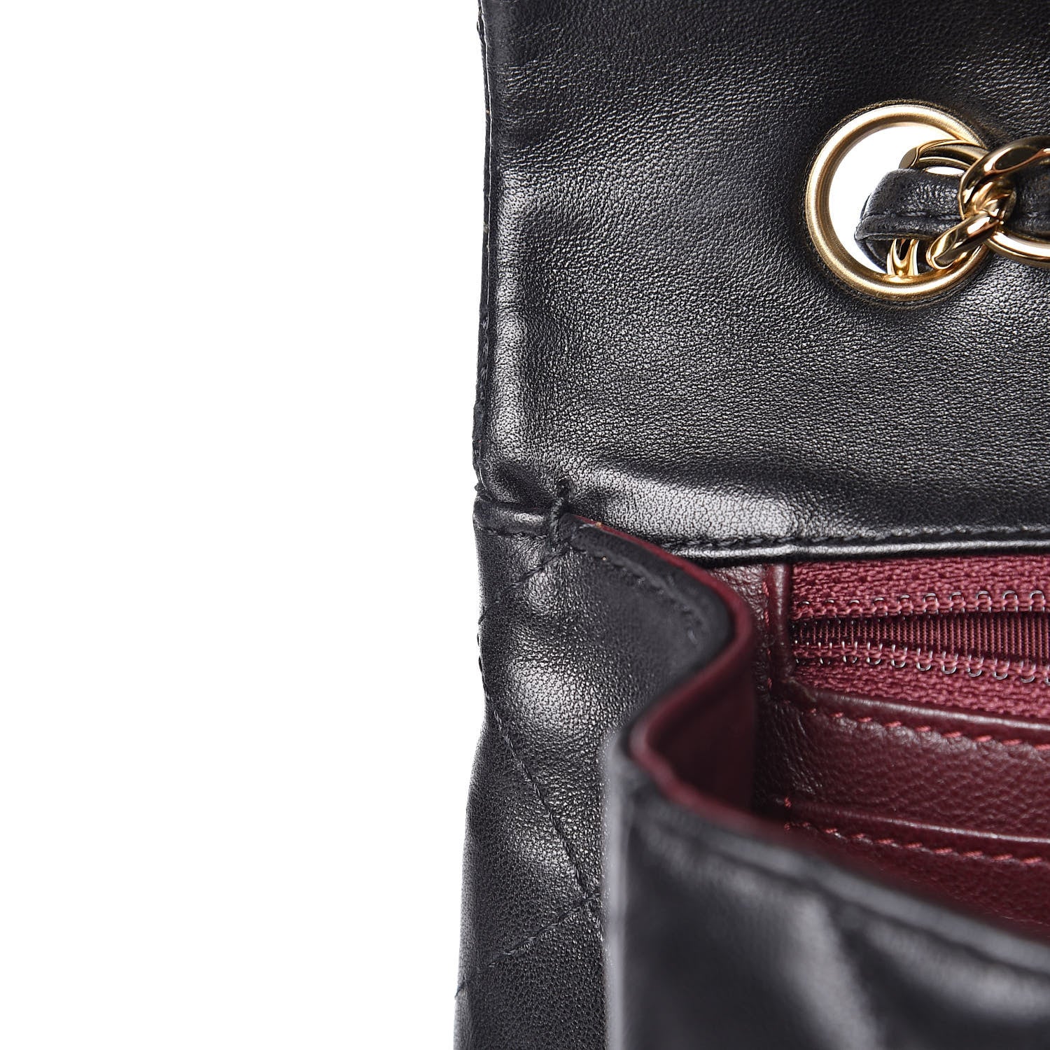 Chanel Lambskin Quilted Jumbo Single Flap Black 9 of 12
