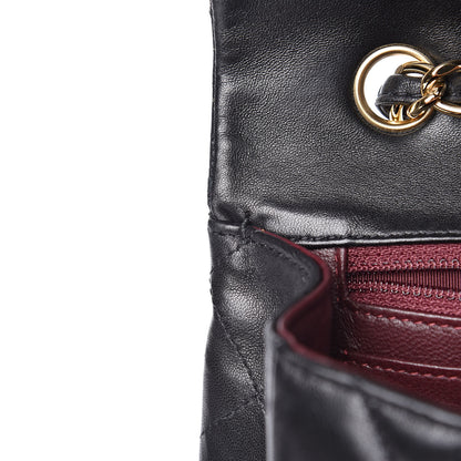 Chanel Lambskin Quilted Jumbo Single Flap Black 9 of 12