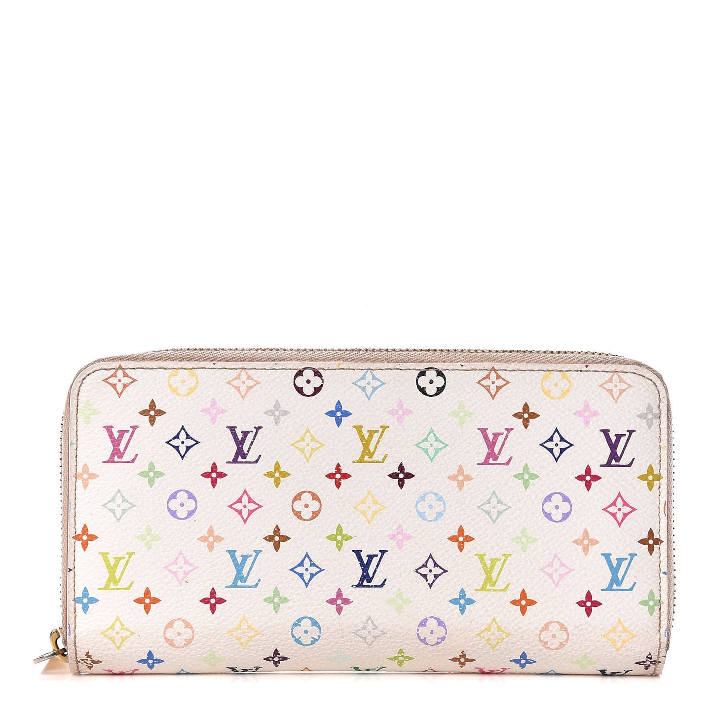 Monogram Multicolor Zippy Wallet White Eglantine