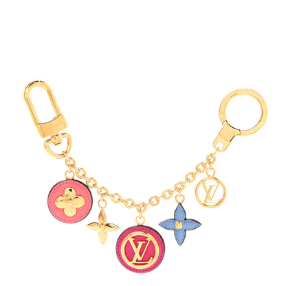 Louis Vuitton Preppy Flowers Bag Charm Chain Multicolor 1 of 4