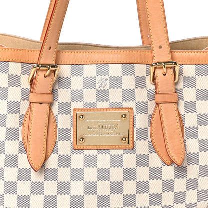 Louis Vuitton Damier Azur Hampstead MM 7 of 9
