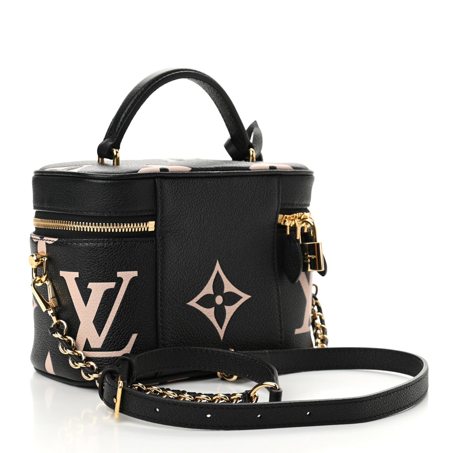 Louis Vuitton Empreinte Monogram Giant Vanity PM Black Beige 3 of 10
