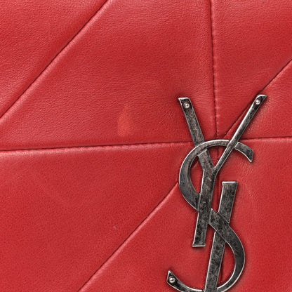 Saint Laurent Lambskin Patchwork Monogram Medium Jamie Red 11 of 13