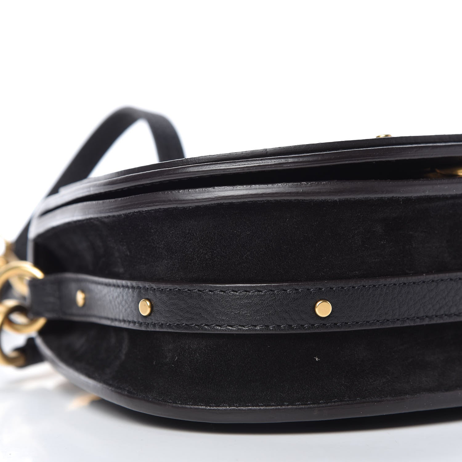 Chloe Calfskin Small Nile Bracelet Bag Black 6 of 9