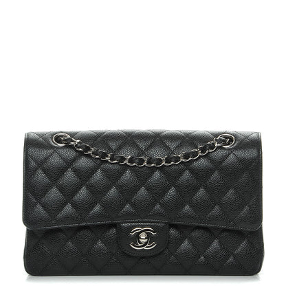 Chanel Caviar Quilted Medium Double Flap Black 1 of 8