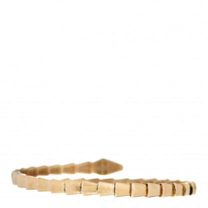 Bulgari 18K Yellow Gold Diamond Serpenti Viper Bracelet M 3 of 4