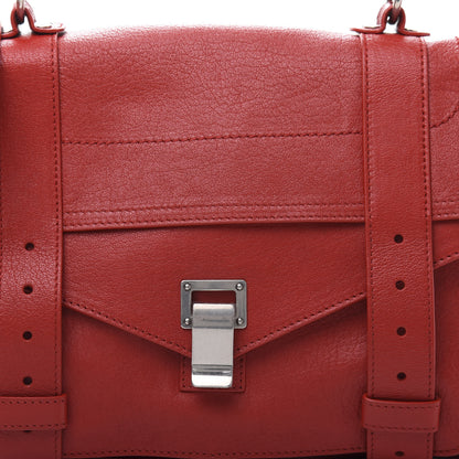 Proenza Schouler Lambskin Medium PS1 Satchel True Red 12 of 13