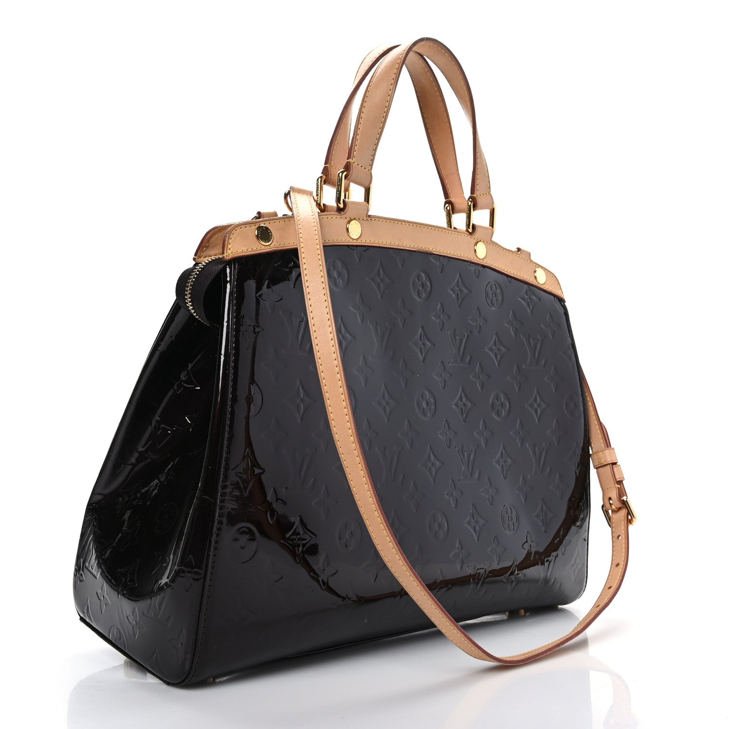 Louis Vuitton Vernis Brea GM Amarante 3 of 8