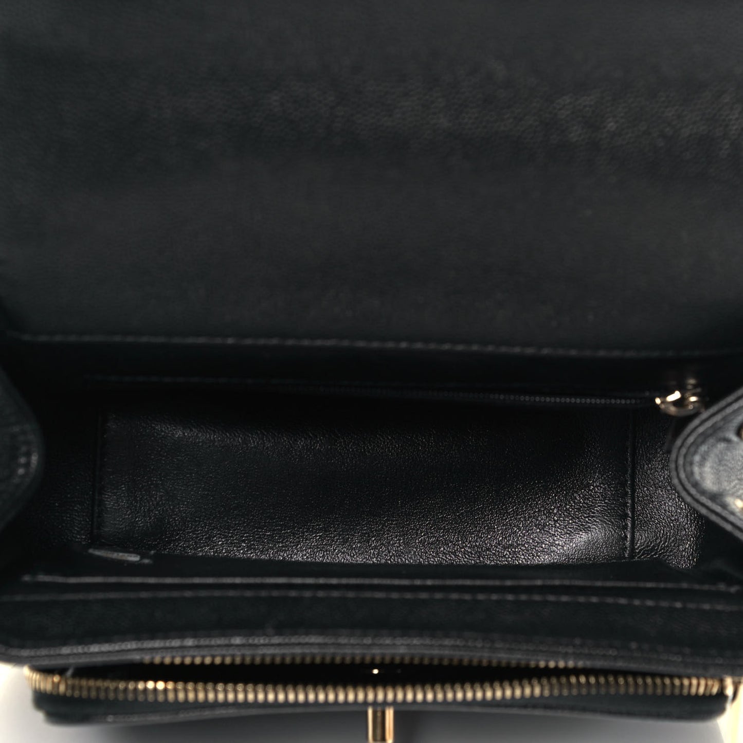 Caviar Quilted Small Business Affinity Flap Black