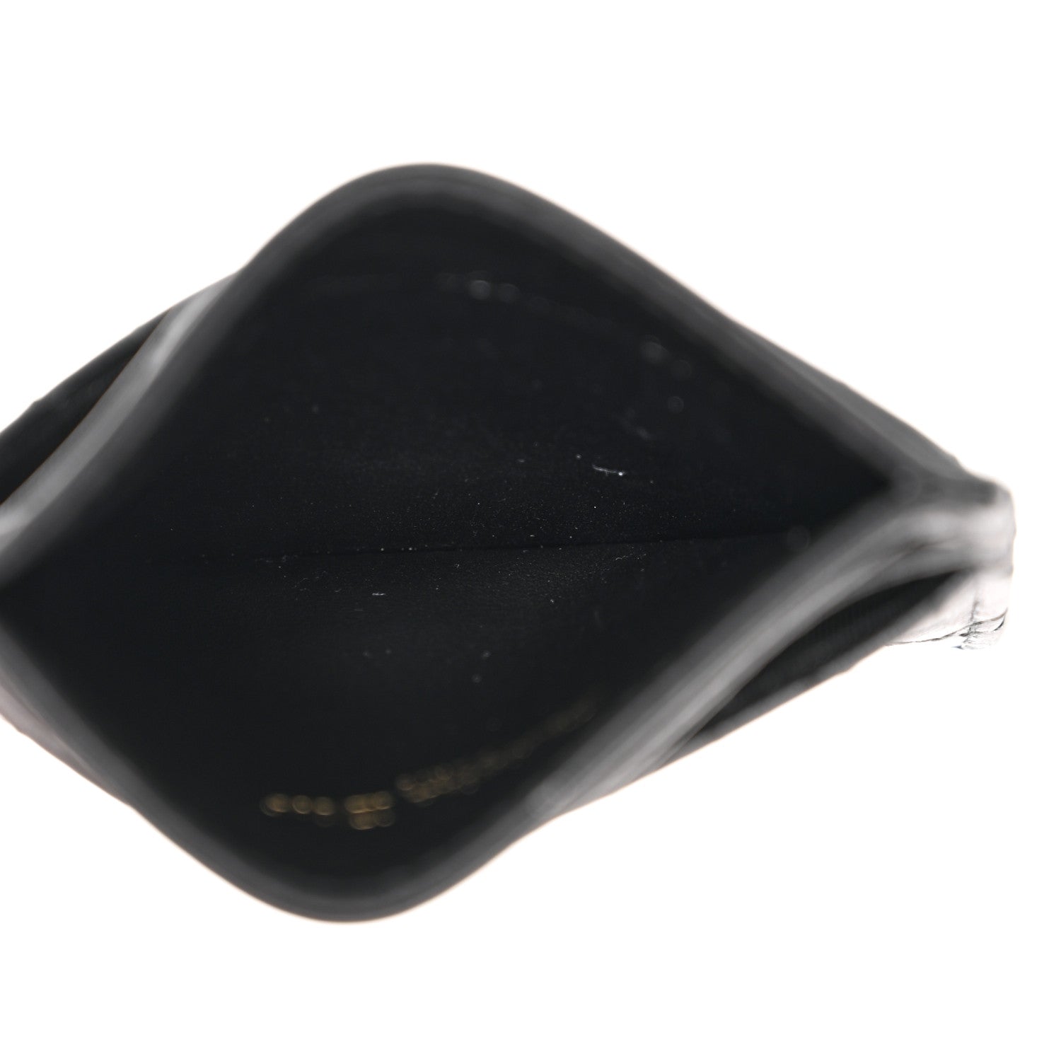 Christian Dior Lambskin Pearl Cannage Dior Jolie Freesia Card Holder Black 5 of 9