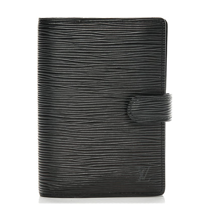 Louis Vuitton Epi Small Ring Agenda Cover Black 1 of 6