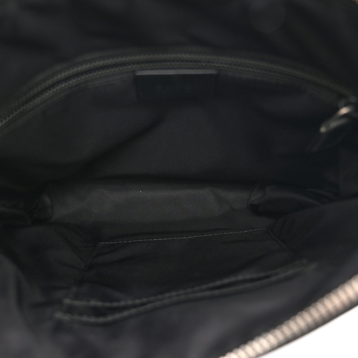 GG Supreme Monogram Web Messenger Bag Black