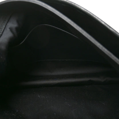 Saint Laurent Grained Lambskin Monogram Large Niki Chain Satchel Black 5 of 10
