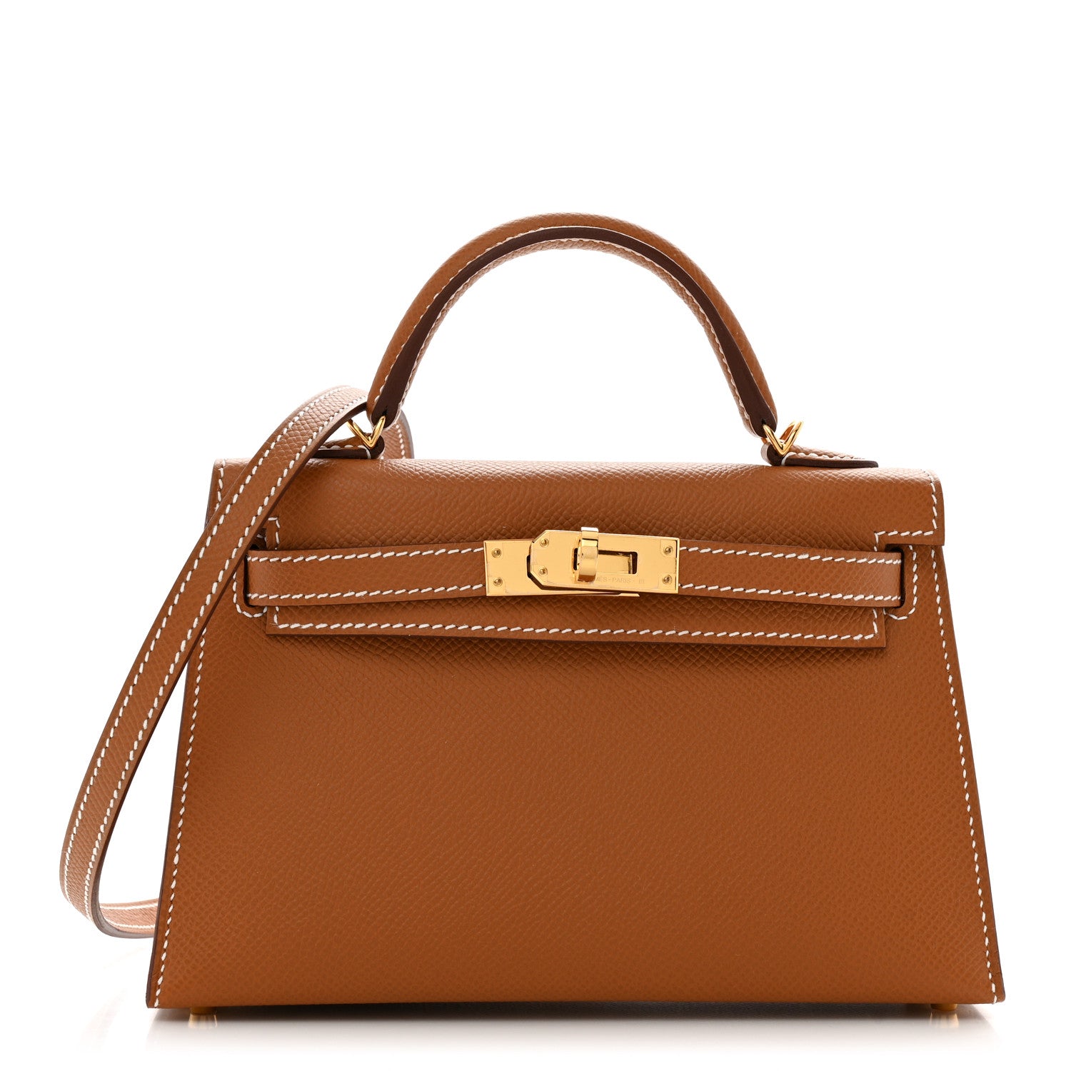 Hermes Epsom Mini Kelly Sellier 20 Gold 1 of 10