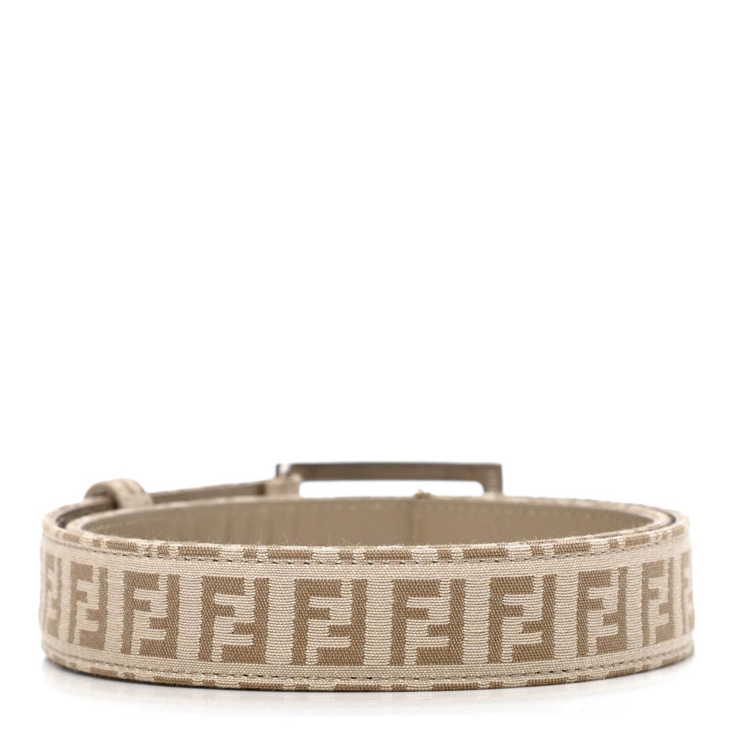 Fendi Zucchino Cuoio Belt 75 30 Beige Tortora Pietra 1 of 6
