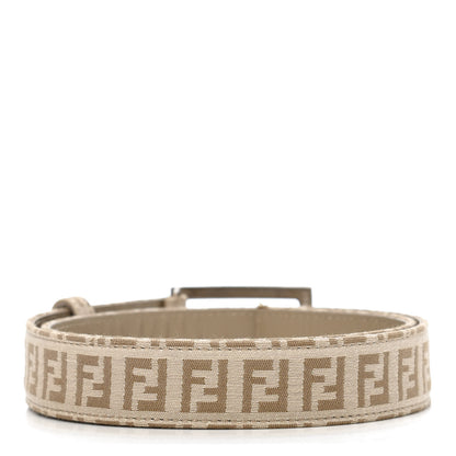Fendi Zucchino Cuoio Belt 75 30 Beige Tortora Pietra 1 of 6