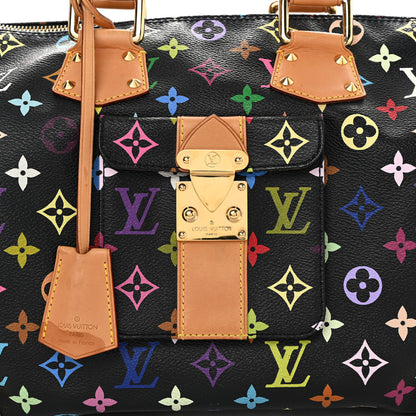 Louis Vuitton Monogram Multicolor Speedy 30 Black 7 of 9