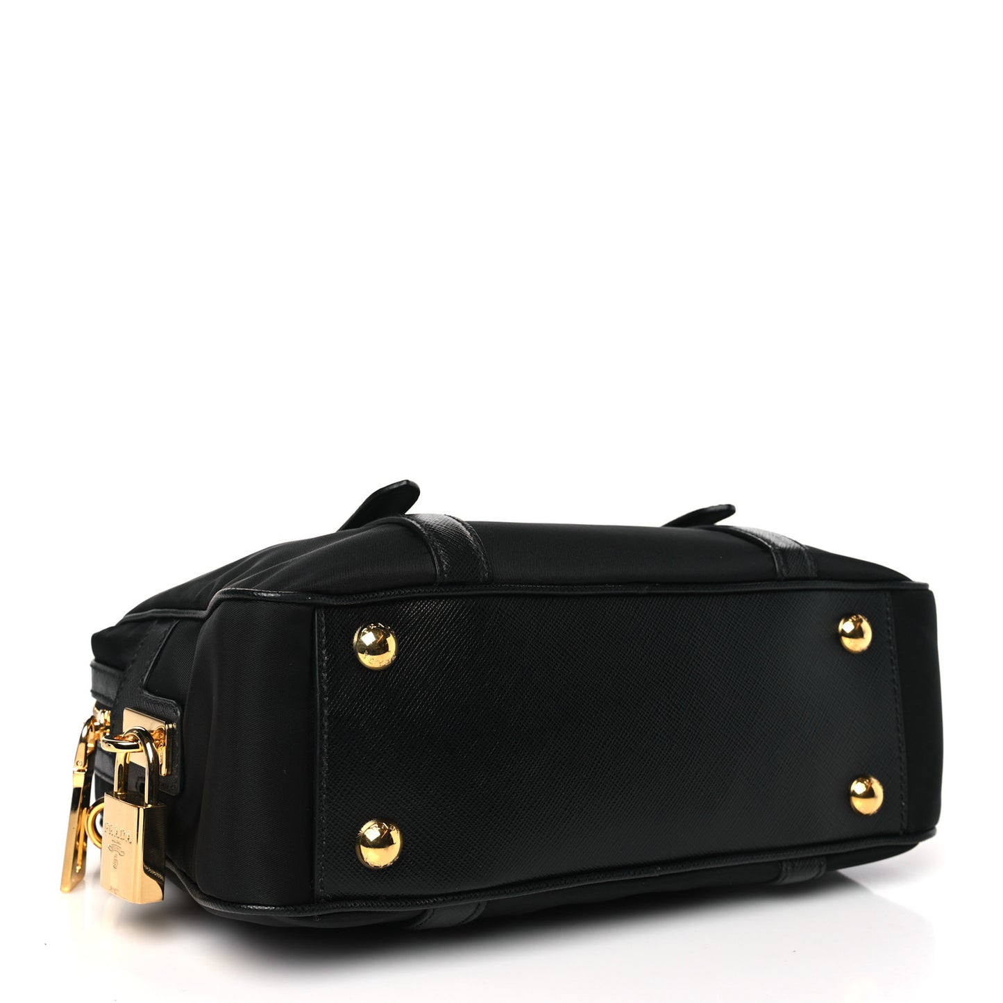 Tessuto Nylon Saffiano Bauletto Black