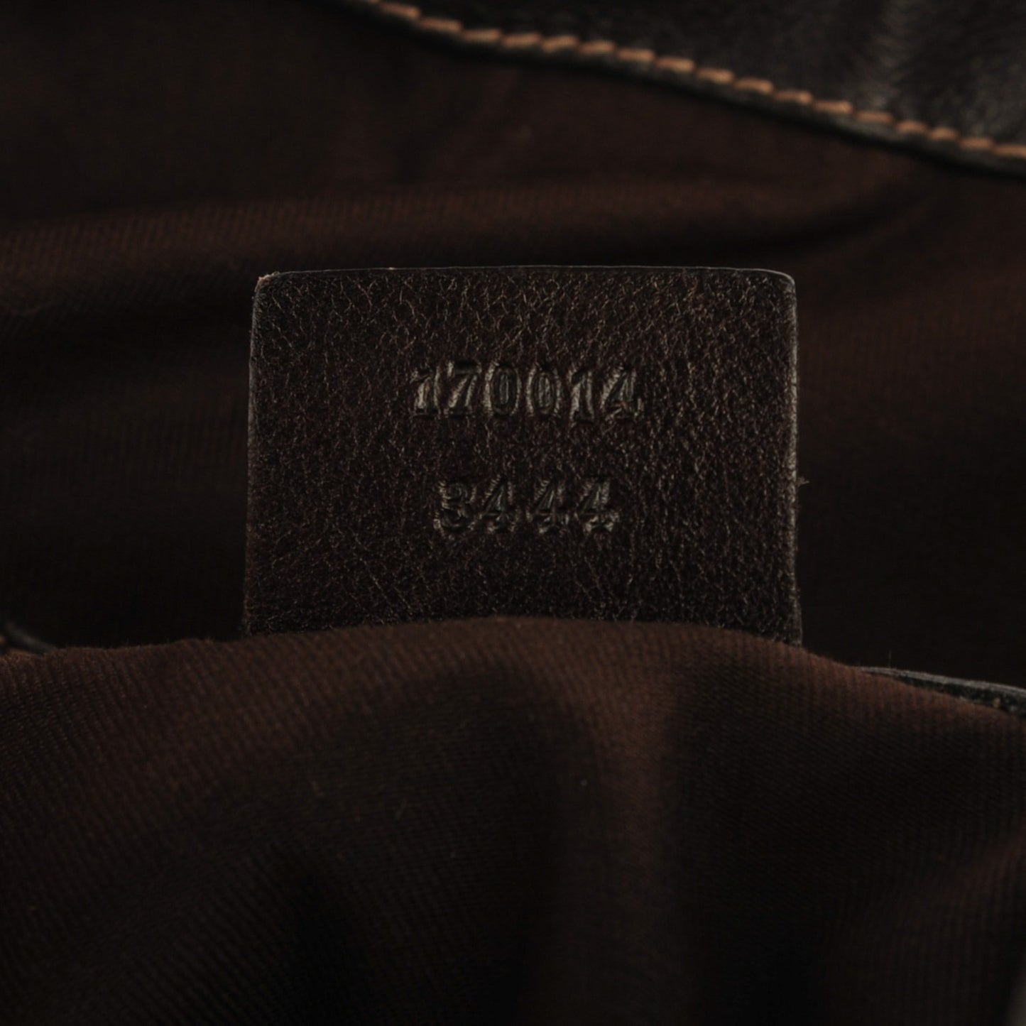 Monogram Large Wave Hobo Dark Brown