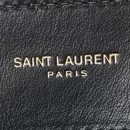 Saint Laurent Calfskin Y Quilted Monogram Small Loulou Chain Satchel Black 6 of 9
