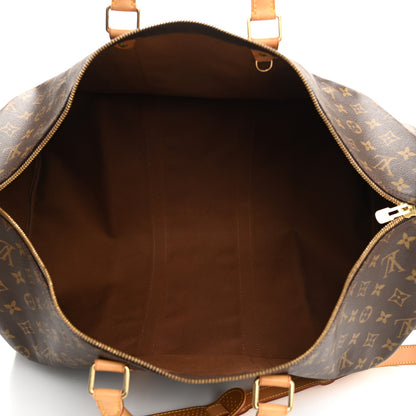 Louis Vuitton Monogram Keepall Bandouliere 55 9 of 15
